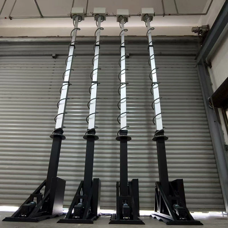 Mât électrique pliable